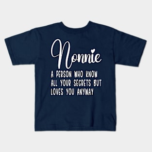 nonnie a person Kids T-Shirt